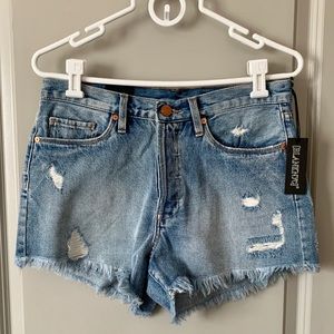 NWT High Rise Denim Shorts
